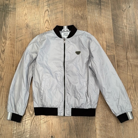 Giorgio Armani Junior Boy’s Grey Jacket Size 12 - Picture 1 of 6